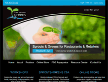Tablet Screenshot of fourseasongreens.com